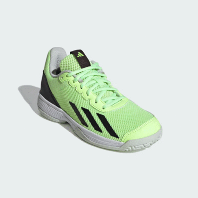 Adidas Kids Courtflash Tennis Shoes - Green Spark - main image