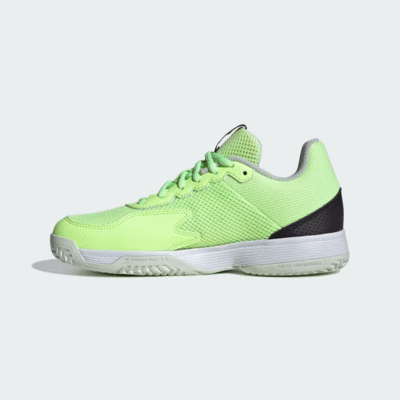 Adidas Kids Courtflash Tennis Shoes - Green Spark - main image