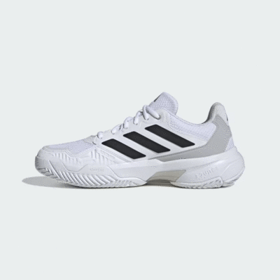 Adidas Mens Courtjam Control 3 Tennis Shoes - Cloud White/Core Black - main image