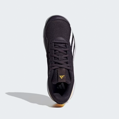 Adidas Kids Courtflash Tennis Shoes - Black/Cloud White - main image