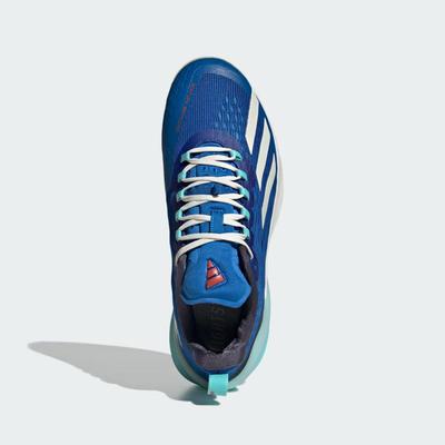 Adidas Mens Adizero Cybersonic Tennis Shoes - Bright Royal/Flash Aqua - main image