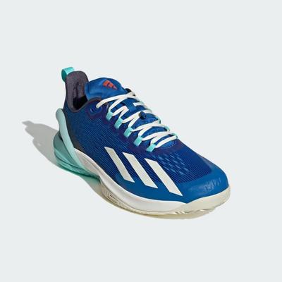 Adidas Mens Adizero Cybersonic Tennis Shoes - Bright Royal/Flash Aqua - main image