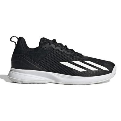 Adidas Mens Courtflash Speed Tennis Shoes - Core Black/Cloud White - main image