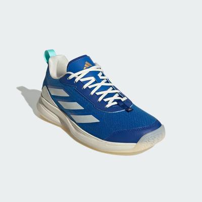 Adidas Womens AvaFlash Tennis Shoes - Royal Blue - main image