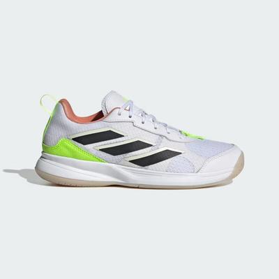 Adidas Womens AvaFlash Tennis Shoes - Cloud White/Lucid Lemon - main image