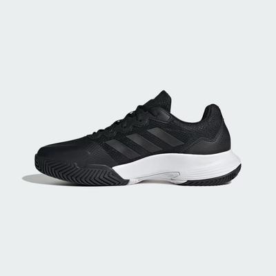 Adidas Mens Gamecourt 2.0 Tennis Shoes - Core Black/Grey Four - main image