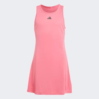 Adidas Girls Spring Club Pleated Tennis Dress - Pink Fusion - main image