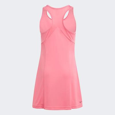 Adidas Girls Spring Club Pleated Tennis Dress - Pink Fusion - main image