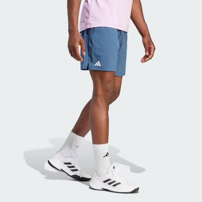Adidas Mens Ergo 7 Inch Tennis Shorts - Crew Navy/Crew Blue - main image