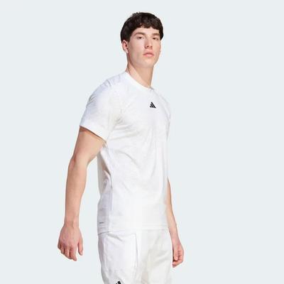 Adidas Mens AEROREADY Freelift Pro Tennis Tee - White - main image