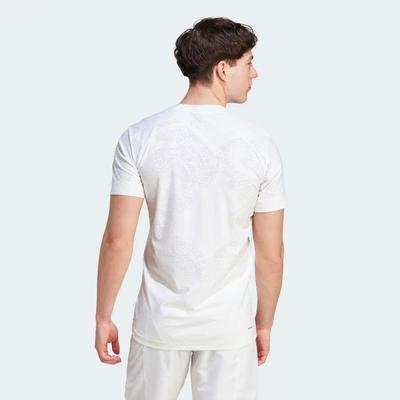Adidas Mens AEROREADY Freelift Pro Tennis Tee - White - main image