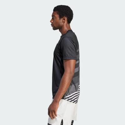 Adidas Mens HEAT.RDY Freelift Pro Tennis T-Shirt - Black - main image