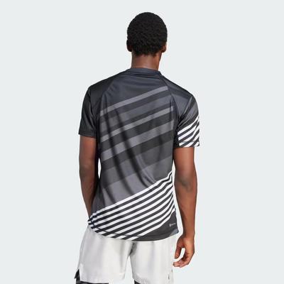 Adidas Mens HEAT.RDY Freelift Pro Tennis T-Shirt - Black