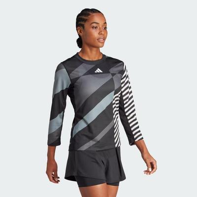 Adidas Womens HEAT.RDY Pro 3/4 Sleeve Top - Black - main image