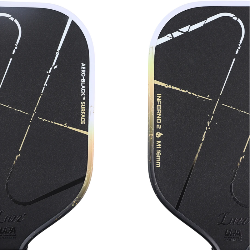 Luzz Inferno2 M1 Pickleball Paddle (2026) - White/Gold - main image