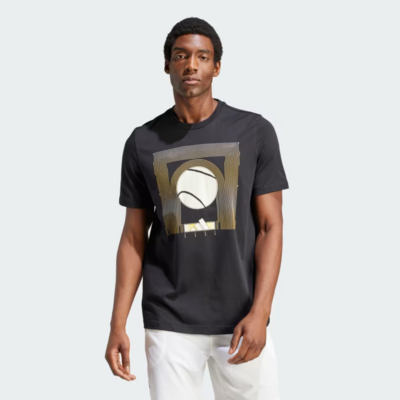 Adidas Mens Arc de Ball Graphic Tee - Black - main image