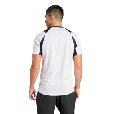 Adidas Mens Paris Pro 3D Rib Tee - Black/White - main image