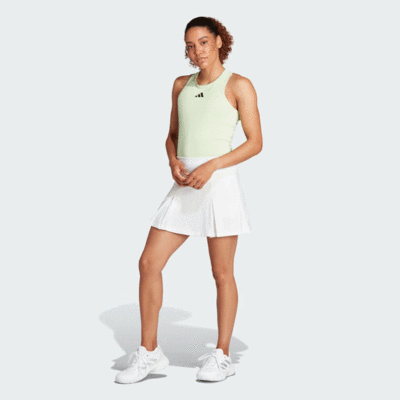 Adidas Womens Tennis Racerback Tank - Green Spark - main image