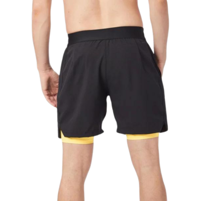 Adidas Mens Paris Pro 2 in 1 Tennis Shorts - Black/Spark - main image