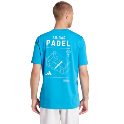 Adidas Mens Padel Category Tee - Blue - main image