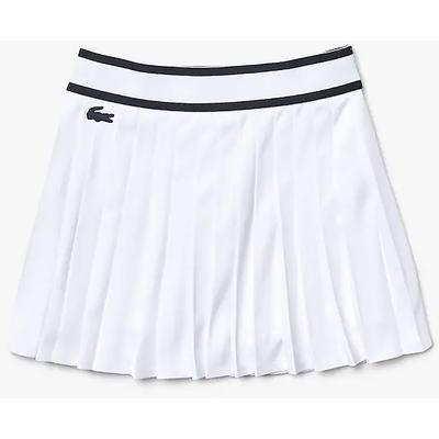 Lacoste Womens Pleated Tennis Skirt - White - main image
