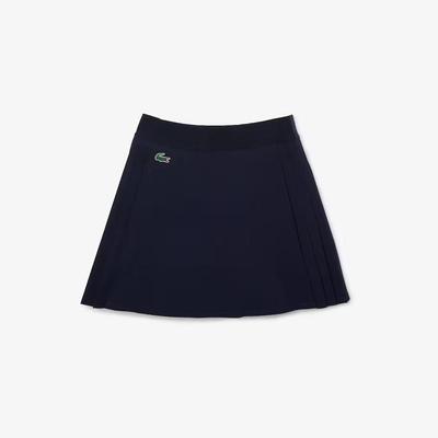 Lacoste Womens Sport Built-In Short Tennis Skirt - Navy
