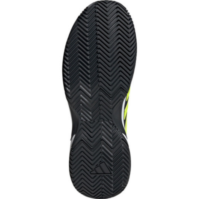 Adidas Mens Game Court 2 Tennis Shoes - Black/Green - main image