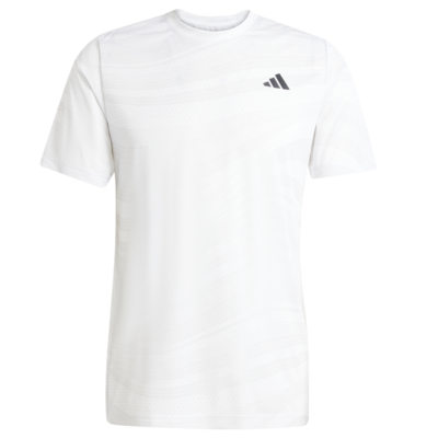 Adidas Mens Club Graphic Tee- White/Grey - main image