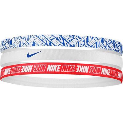 Nike Printed Headbands (Pack of 3) - Blue/White/Red - main image