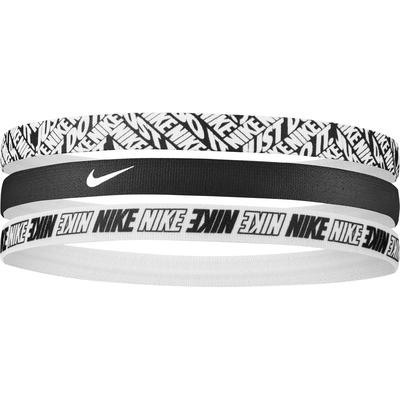 Nike Printed Headbands (Pack of 3) - Black/White - main image