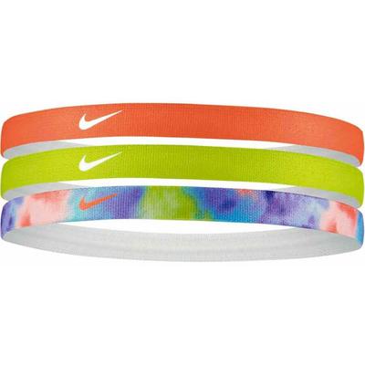 Nike Printed Headbands (Pack of 3) - Green/Orange/Multicolour