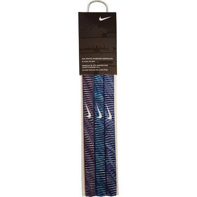 Nike Printed Headbands (Pack of 3) - Blue/Purple - main image