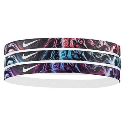 Nike Printed Headbands (Pack of 3) - Purple/Red/Blue