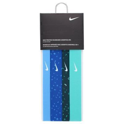 Nike Printed Headbands (Pack of 4) - Blue/Green