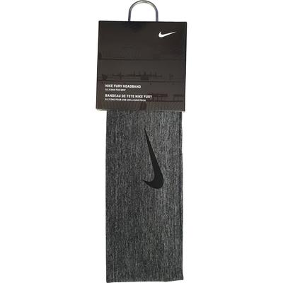 Nike Fury Headband 2.0 - Charcoal Heather/Black