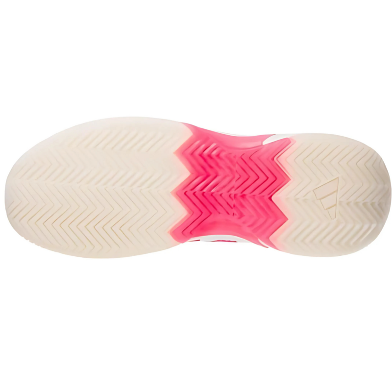 Adidas Womens Gamecourt 2 Tennis Shoes - White/Pink - main image