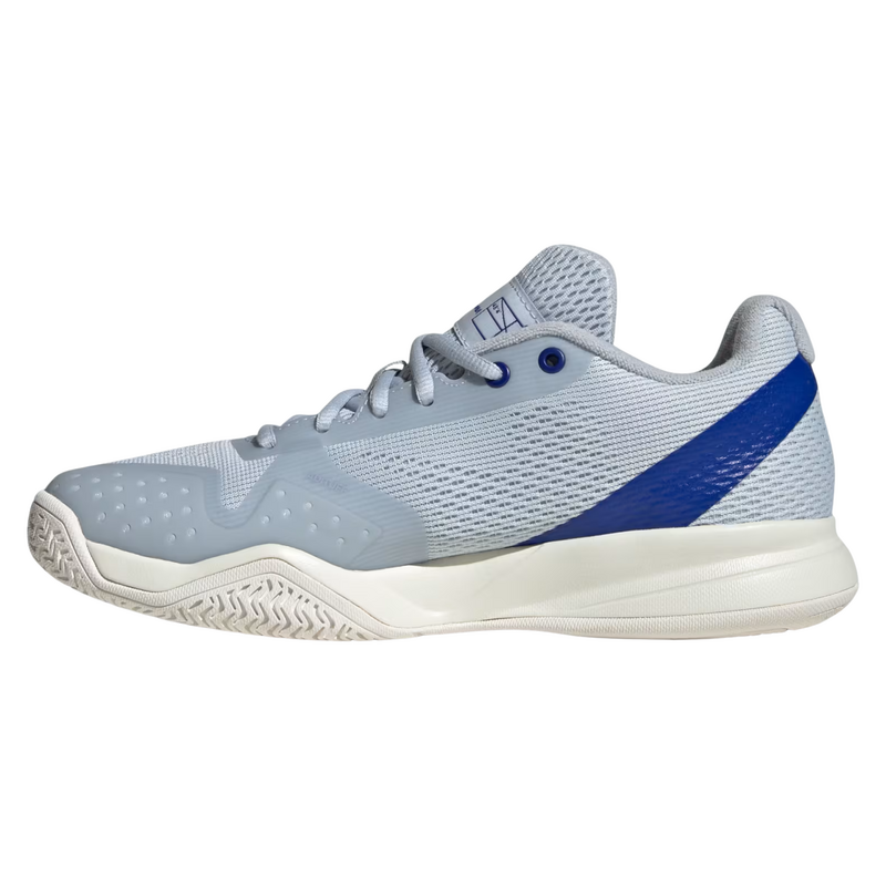 Adidas Womens Courtflash Pickleball Shoes - Halo Blue / Silver Metallic / Lucid Blue - main image