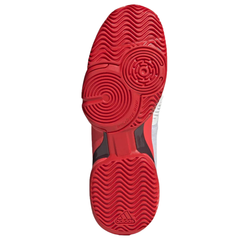 Adidas Kids Barricade Tennis Shoes - Cloud White/Core Black/Lucid Red - main image