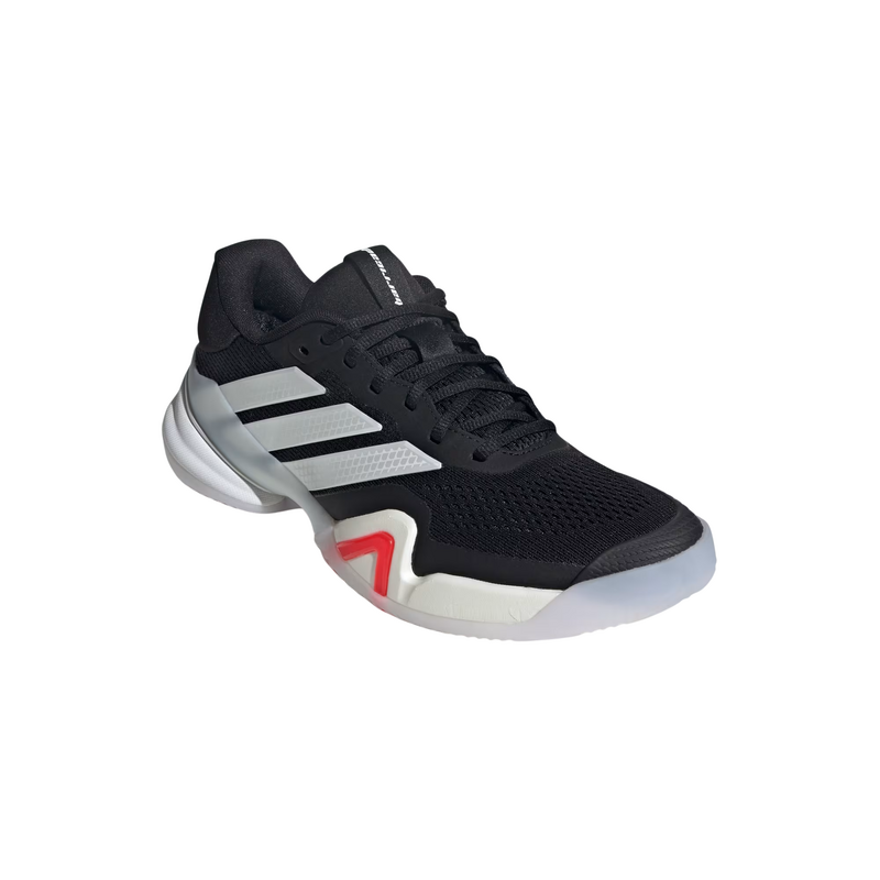 Adidas Mens Barricade 14 Tennis Shoes - Core Black/Zero Metallic/Lucid Red - main image