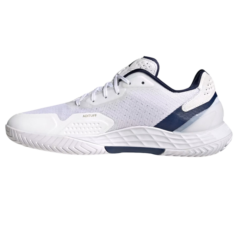 Adidas Mens Defiant Speed 2 Tennis Shoes - Ftwr White/Dark Blue/Core Black - main image