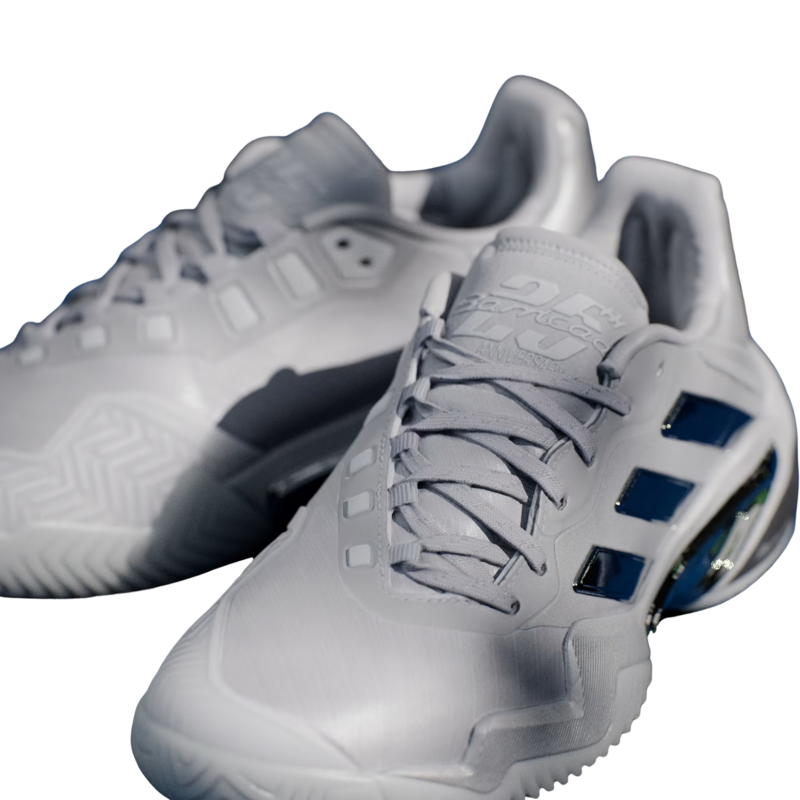 Adidas Womens Barricade 13 Tennis Shoes - Silver Edition / Dash Grey - main image
