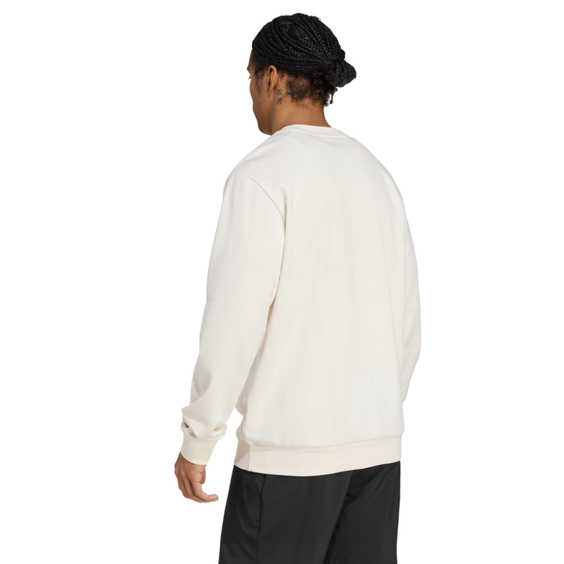 Adidas Men Heritage Graphic Crew Sweatshirt - Chalk White/Aurora Ivy - main image