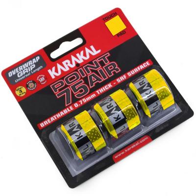 Karakal Point 75 Air Overgrip (3 Pack) - Yellow - main image