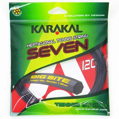 Karakal Big Bite Seven 1.20mm (10m) Tennis String Set - Black - main image