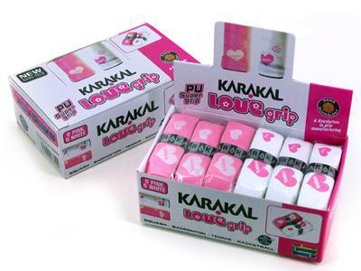 Karakal Love Grip - Pink & White - main image
