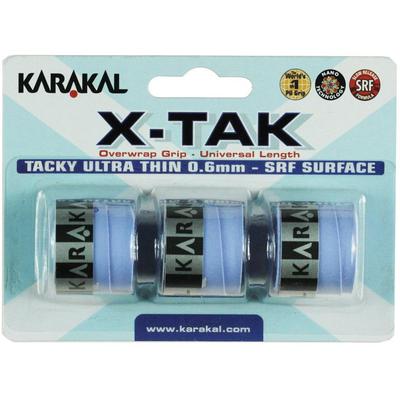 Karakal X-TAK Overgrips (Pack of 3) - Choose Colour