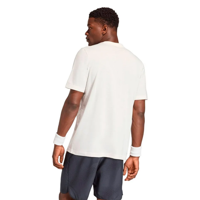 Adidas Mens Heritage Tee - Chalk White/Power Red - main image