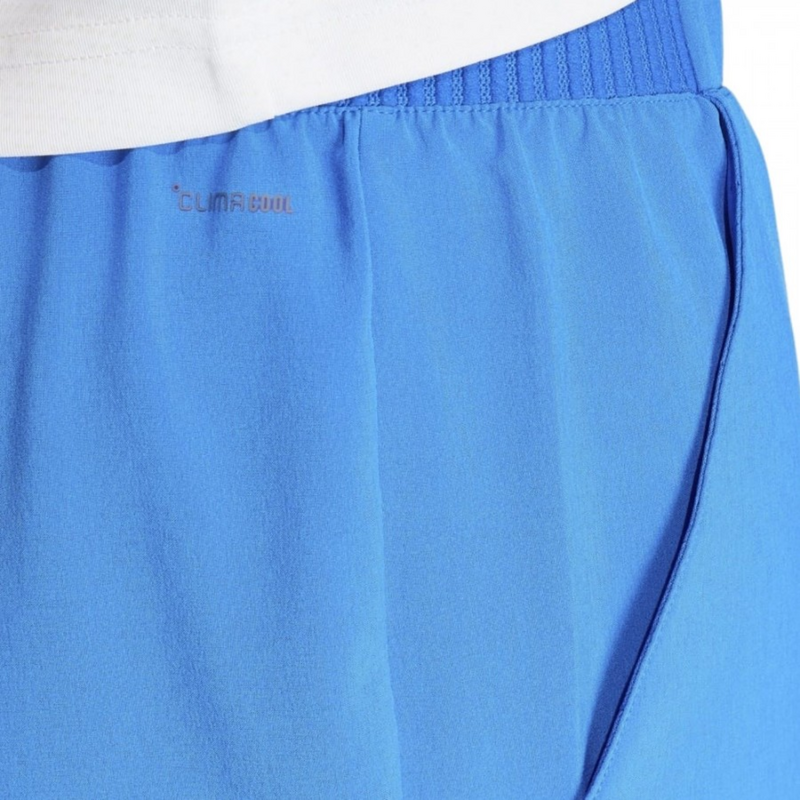 Adidas Mens Club SW 9 Inch Shorts - Glow Blue - main image