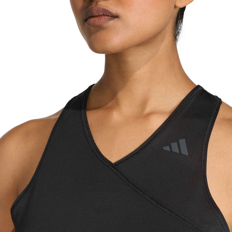 Adidas Womens Club Tank V-Neck - Black - main image