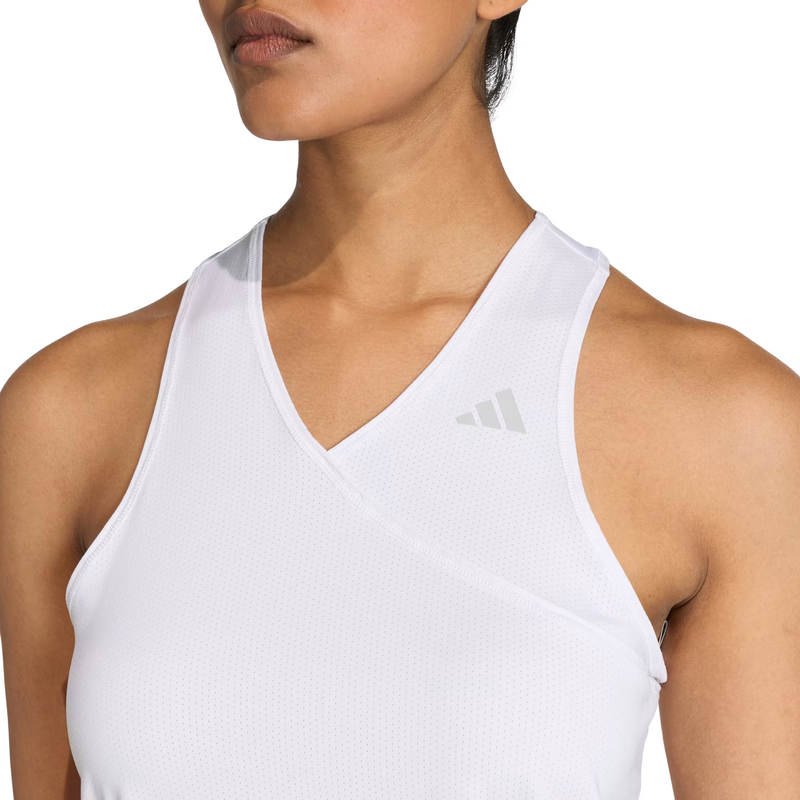 Adidas Womens Club Tank V-Neck - White - main image